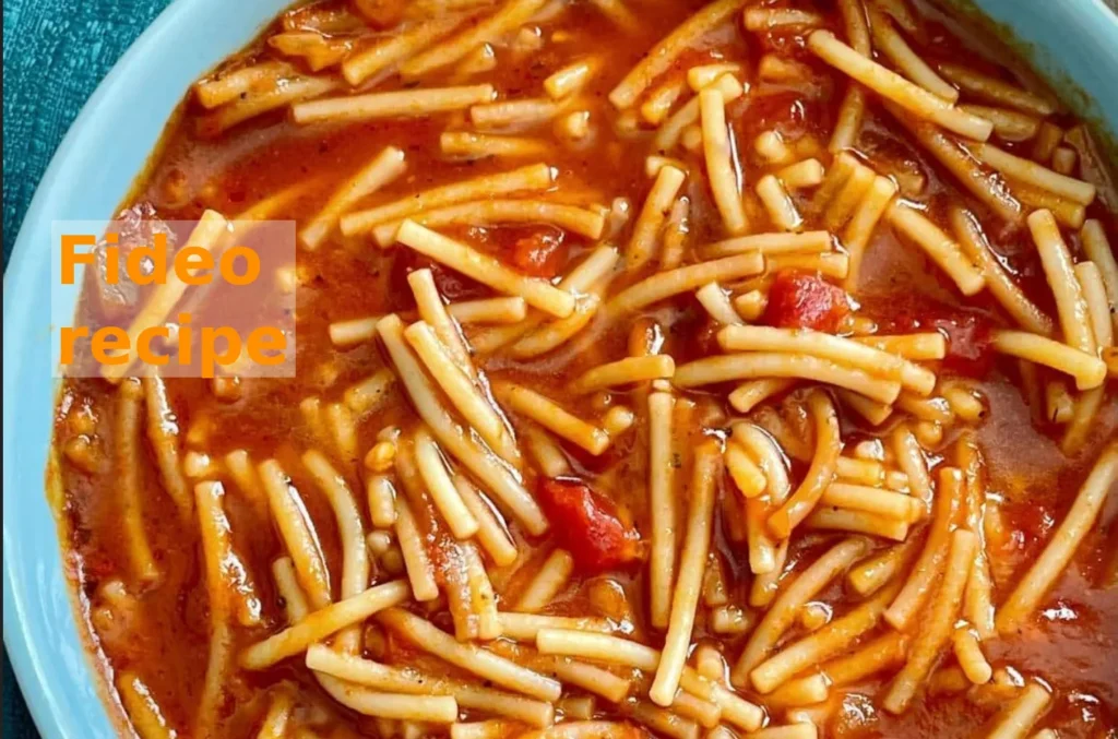 fideo recipe instructions